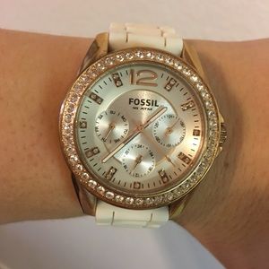 Rose gold watch